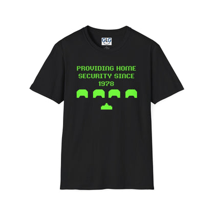 Space Invader Home Security T-shirt