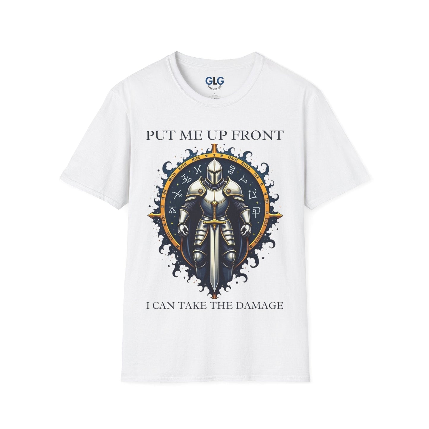 Put me up front, I can take the damage T-shirt